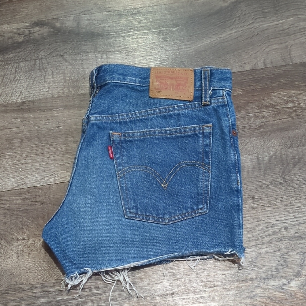Levi's Dark Wash Shorts